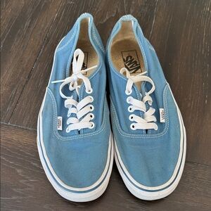 Vans Classic light Blue and White Sneakers Sz. 9.5